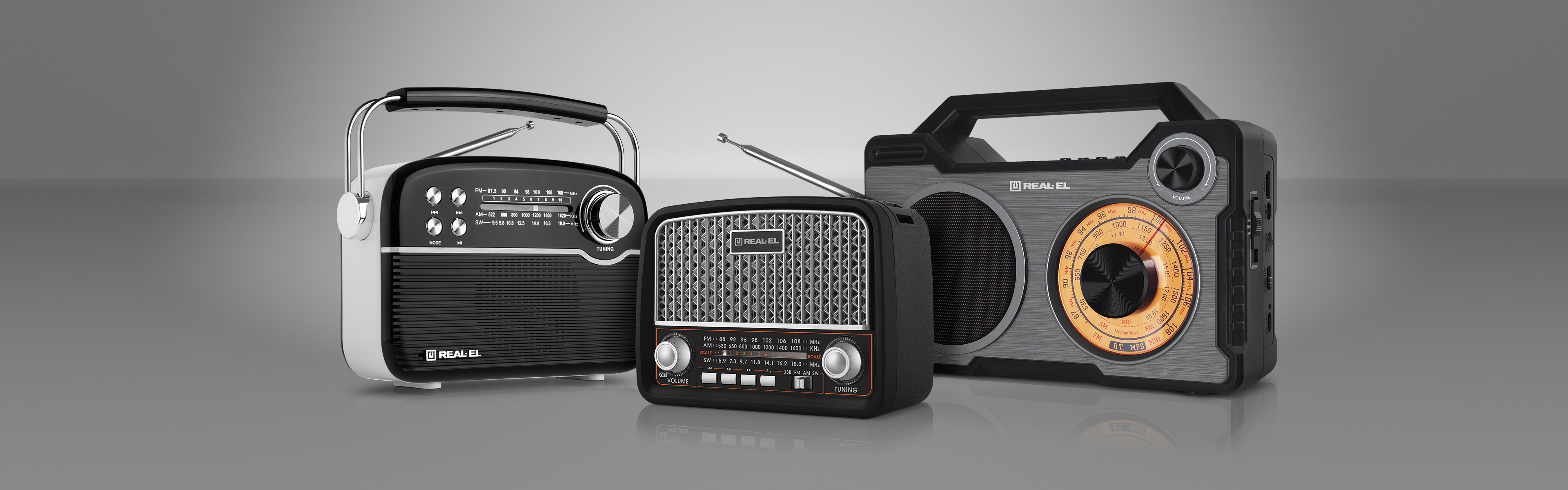 REAL-EL radio receivers