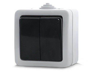 Выключатель двойной Storm-72015