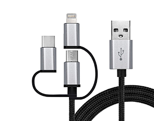Кабель REAL-EL USB 2.0 Premium AM– 3 in 1