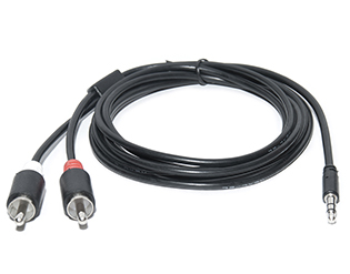 Кабель REAL-EL Audio Pro 3.5mm M – 2 x RCA M